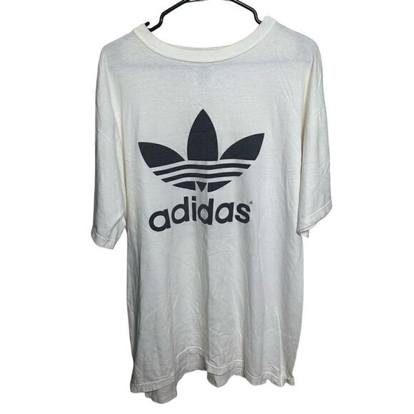 VTG 90’s Adidas Tre Foil Made In USA T Shirt Large - Picture 1 of 4